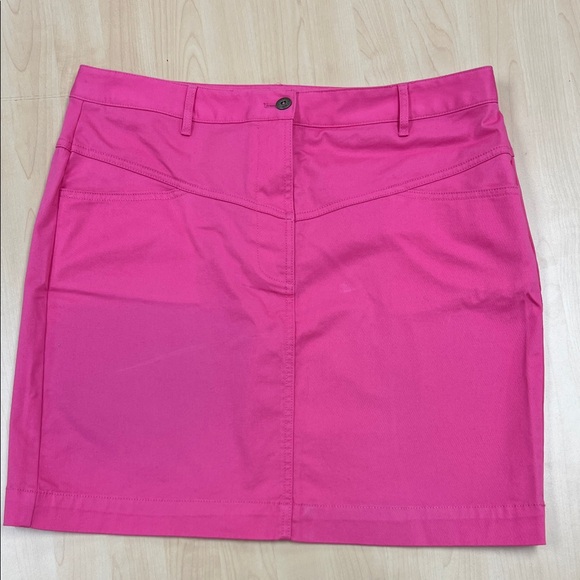 Brooks Brothers Dresses & Skirts - Brooks Brothers 346 Y2K Pink Cotton Stretch Mini Skirt 14